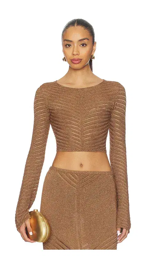 Raya Metallic Top