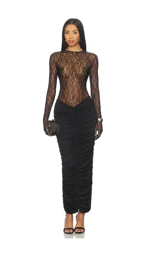 The New Arrivals by Ilkyaz Ozel Vivienne Lace Maxi Dress