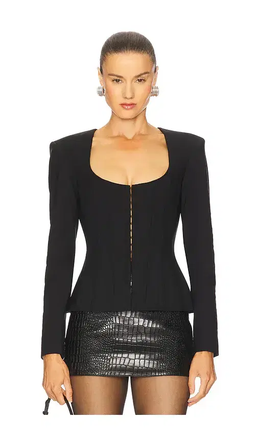 Ceren Ocak Corset Detailed Shirt