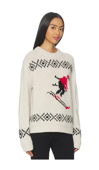 White + Warren Cashmere Blend Ski Crewneck Sweater | Thumbnail 2 White + Warren Cashmere Blend Ski Crewneck Sweater | Thumbnail 2