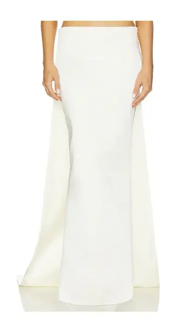 The New Arrivals by Ilkyaz Ozel Medea Satin Maxi Skirt | Thumbnail 1