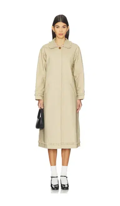 My Mum Made It Tailored Gather Trench Coat | Thumbnail 2