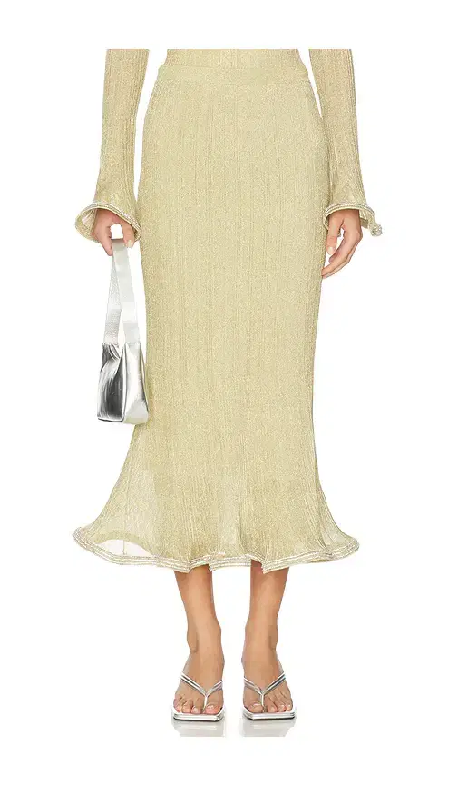 SIMKHAI Brighton Midi Skirt