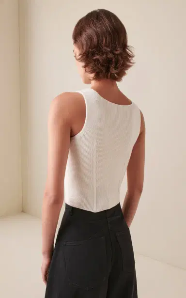 Alaïa Knit Wool-Blend Corset Top | Thumbnail 4 Alaïa Knit Wool-Blend Corset Top | Thumbnail 4