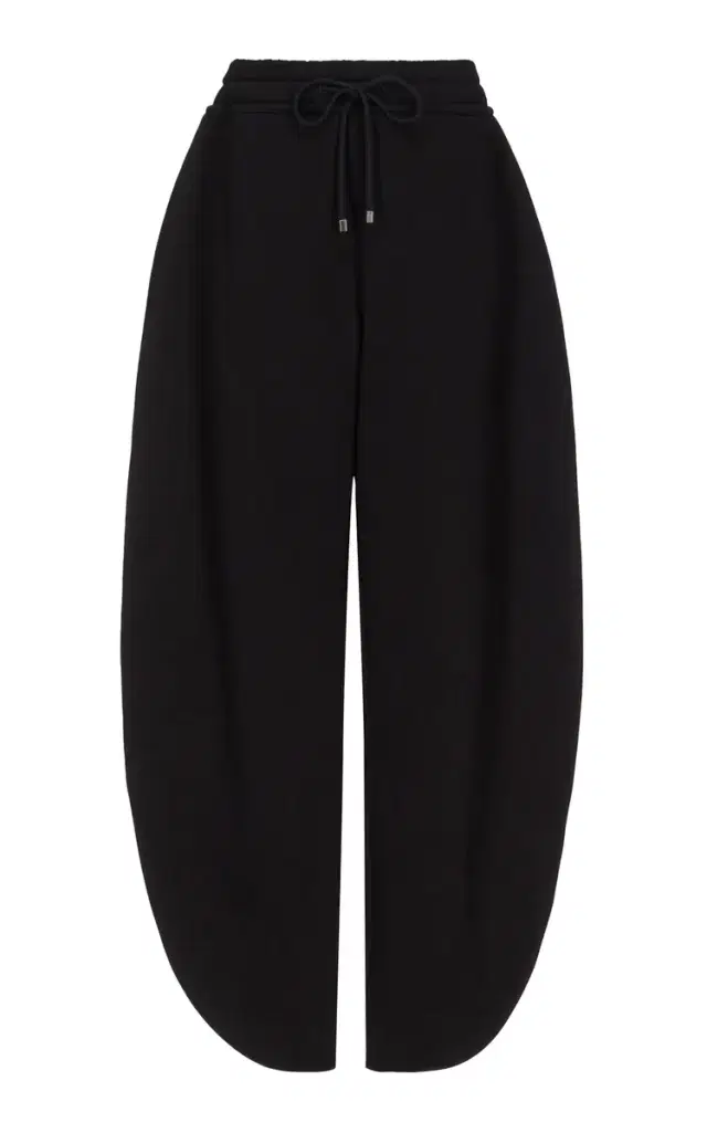 ALAÏA Cotton Barrel-Leg Jogger Sweatpants