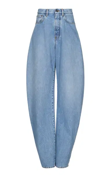Alaïa High-Rise Barrel-Leg Jeans | Thumbnail 1