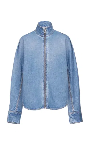 Alaïa Zipped Denim Shirt | Thumbnail 5