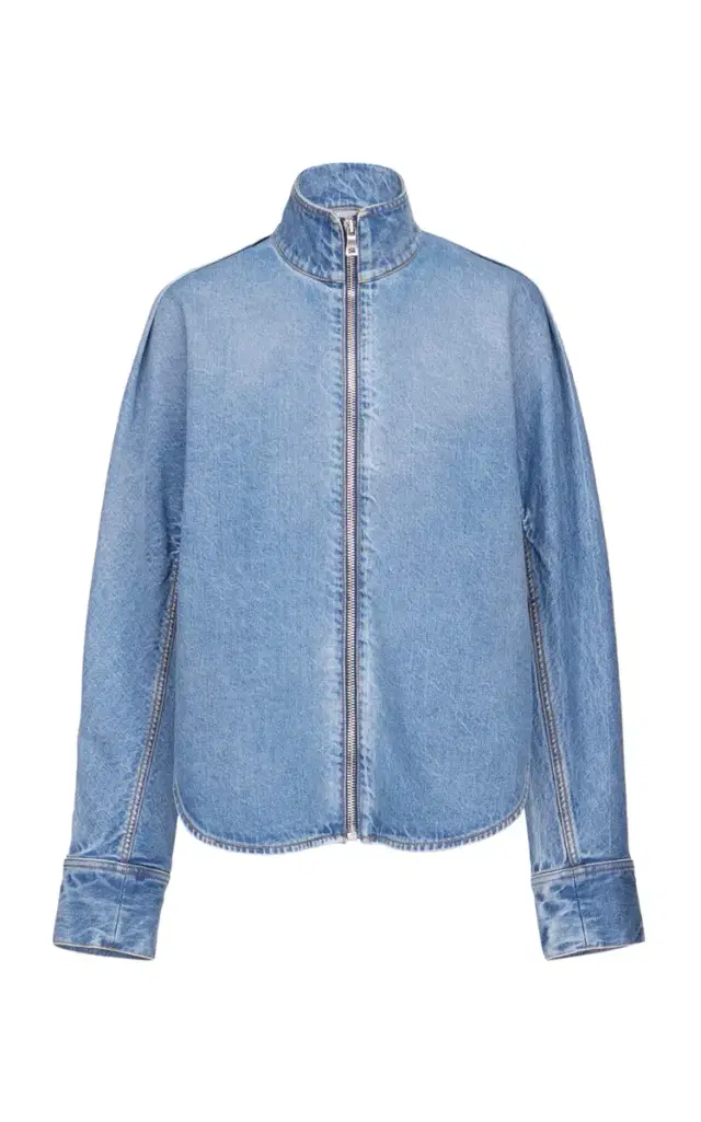 ALAÏA Zipped Denim Shirt