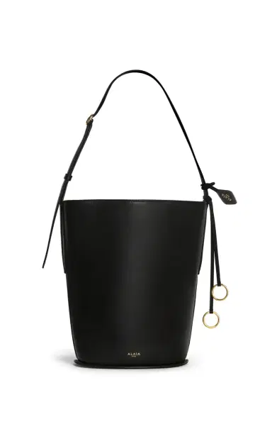 Alaïa Leather Bucket Tote Bag | Thumbnail 3 Alaïa Leather Bucket Tote Bag | Thumbnail 3