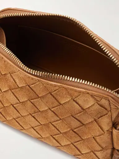 Bottega Veneta Concert Pouch Intrecciato Suede Shoulder Bag | Thumbnail 5