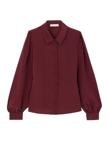 Frame The Staple Silk-crepe Blouse | Thumbnail 1 Frame The Staple Silk-crepe Blouse | Thumbnail 1