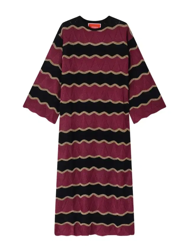 Striped Cotton-blend Midi Dress Striped Cotton-blend Midi Dress