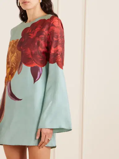 La DoubleJ Supremes Printed Silk-twill Mini Dress | Thumbnail 3 La DoubleJ Supremes Printed Silk-twill Mini Dress | Thumbnail 3