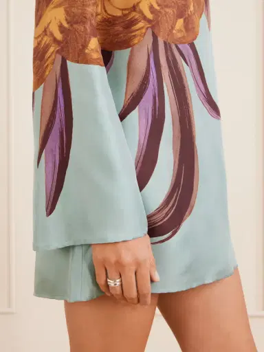La DoubleJ Supremes Printed Silk-twill Mini Dress | Thumbnail 5 La DoubleJ Supremes Printed Silk-twill Mini Dress | Thumbnail 5