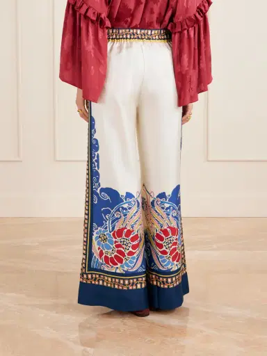 La DoubleJ Printed Silk-twill Wide-leg Pants | Thumbnail 4 La DoubleJ Printed Silk-twill Wide-leg Pants | Thumbnail 4
