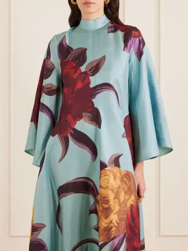 La DoubleJ Magnifico Printed Silk Maxi Dress | Thumbnail 3 La DoubleJ Magnifico Printed Silk Maxi Dress | Thumbnail 3
