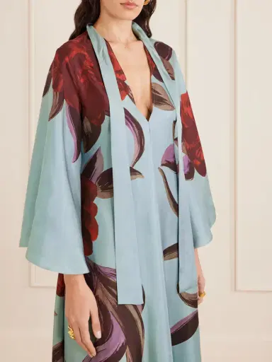 La DoubleJ Magnifico Printed Silk Maxi Dress | Thumbnail 5 La DoubleJ Magnifico Printed Silk Maxi Dress | Thumbnail 5