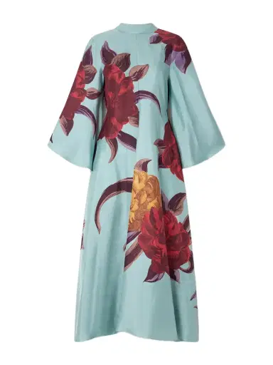La DoubleJ Magnifico Printed Silk Maxi Dress | Thumbnail 1 La DoubleJ Magnifico Printed Silk Maxi Dress | Thumbnail 1
