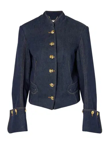 Zimmermann Button-embellished Denim Jacket | Thumbnail 1 Zimmermann Button-embellished Denim Jacket | Thumbnail 1