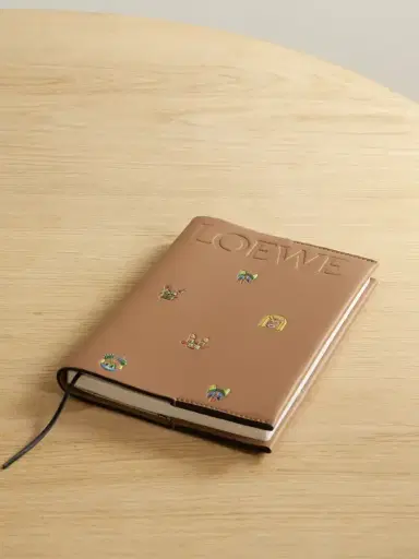 Loewe + Louis Wain Logo-debossed Printed Leather Notebook | Thumbnail 1 Loewe + Louis Wain Logo-debossed Printed Leather Notebook | Thumbnail 1