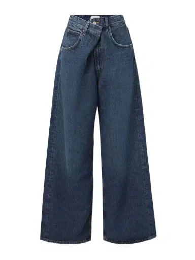AGOLDE Vana Draped Low-rise Wide-leg Jeans | Thumbnail 1 AGOLDE Vana Draped Low-rise Wide-leg Jeans | Thumbnail 1