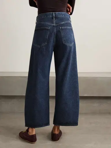 AGOLDE Low Curve Crop High-rise Wide-leg Jeans | Thumbnail 4