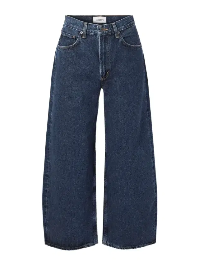 Low Curve Crop High-rise Wide-leg Jeans