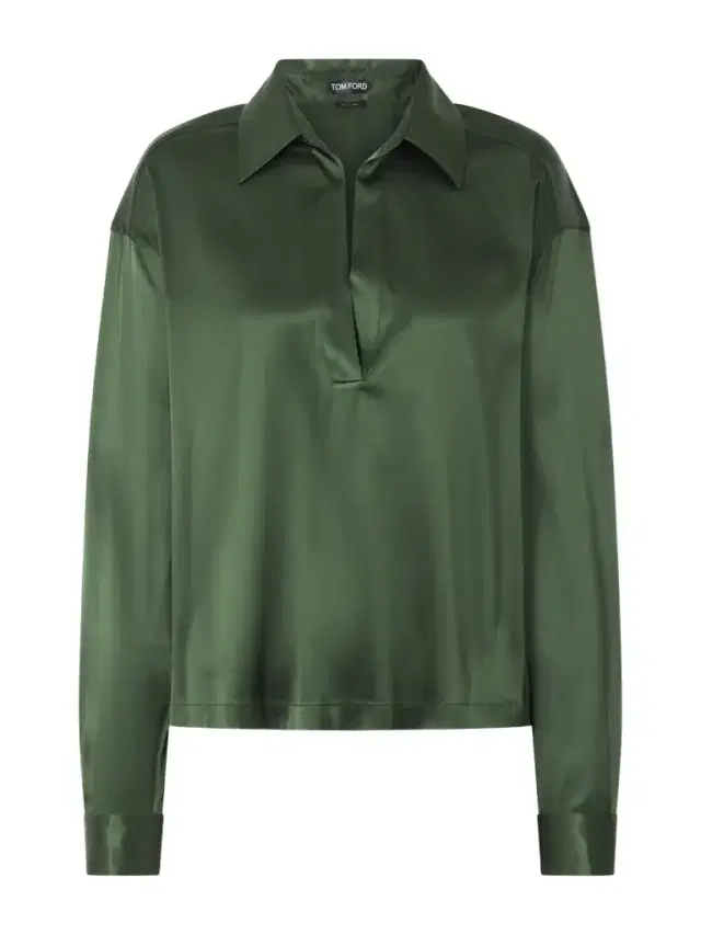 Silk-blend Satin Blouse