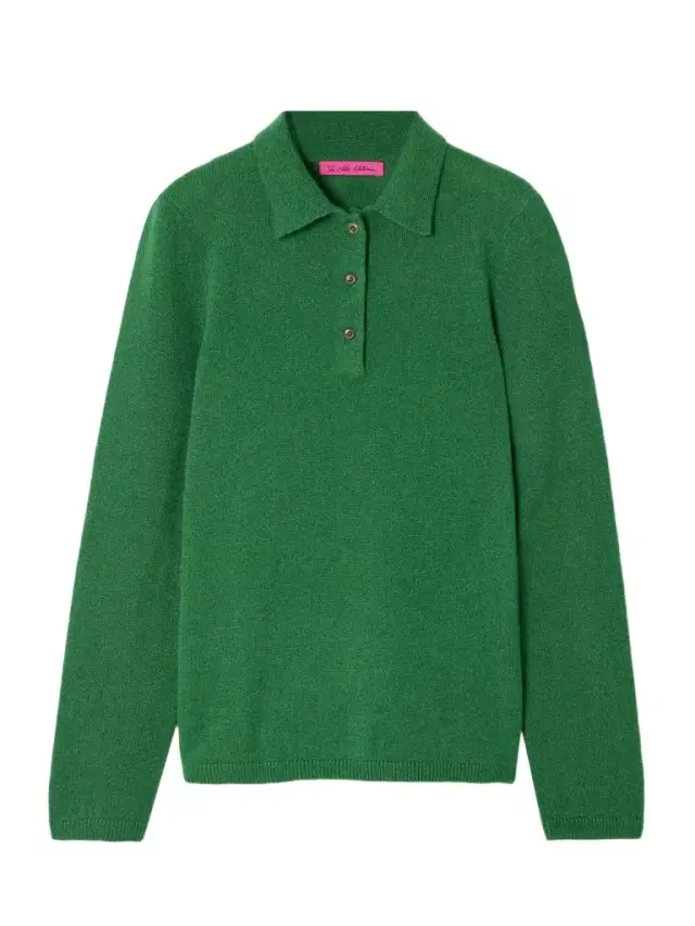 Laurel Cashmere Polo Sweater