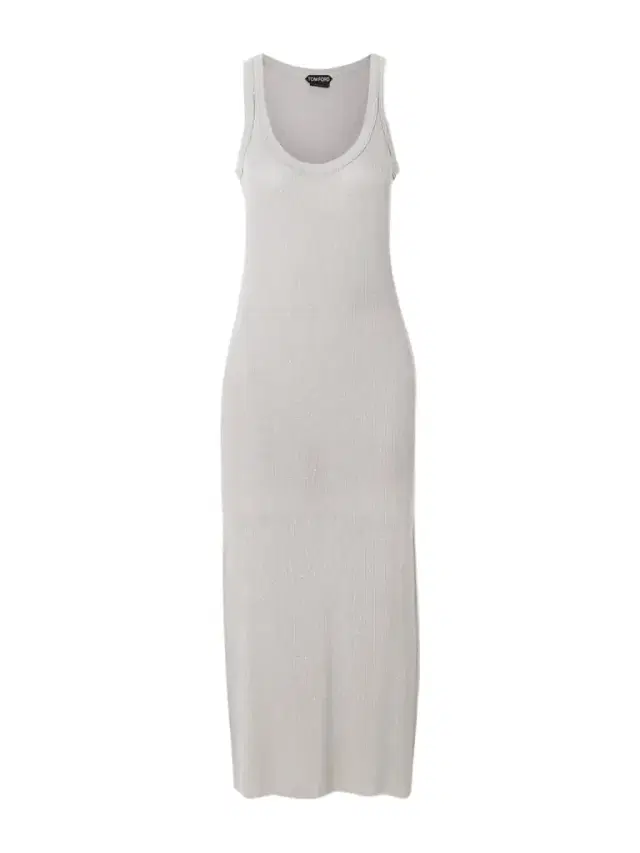 Sequin-embellished Metallic Ribbed-knit Midi Dress