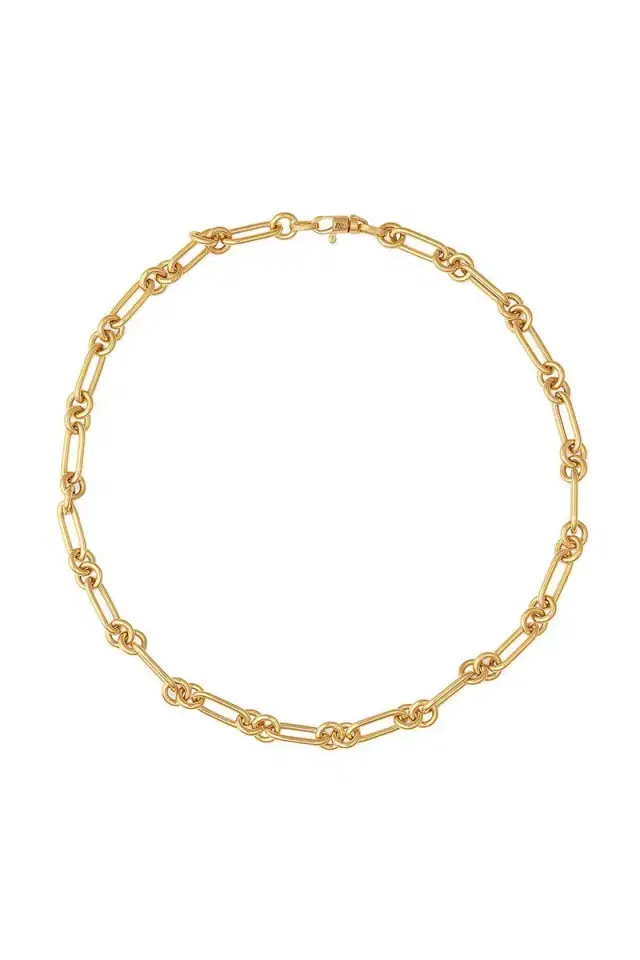 SARA WEINSTOCK Round Paperclip Charm Chain