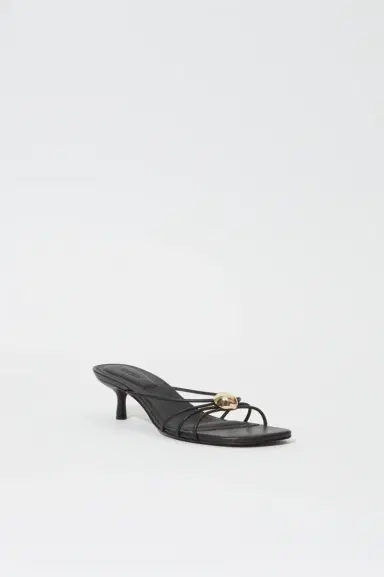 Simkhai Amaya Leather Strappy Kitten Heel | Thumbnail 2 Simkhai Amaya Leather Strappy Kitten Heel | Thumbnail 2