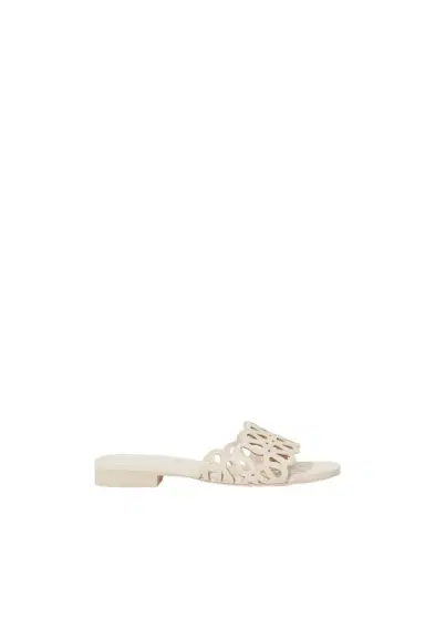 Simkhai Mccall Laser Cut Leather Flat Slide | Thumbnail 1