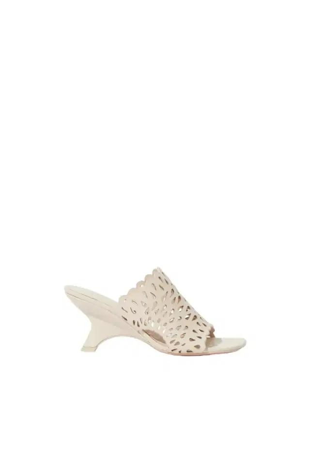 Simkhai Shadow Mule Laser Cut Leather Sandal