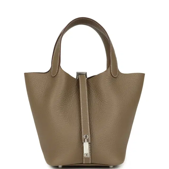 hermes Hermes Picotin Lock 18 Etoupe Clemence Palladium Hardware