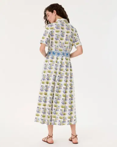 Emporio Sirenuse Claudia Dress in Celestine Flower Print | Thumbnail 4