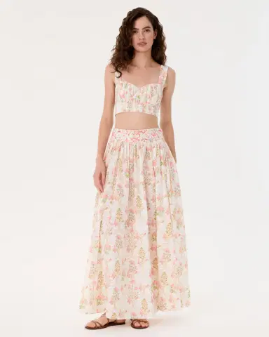 Emporio Sirenuse Dalia Top in Rose Garden Print | Thumbnail 3 Emporio Sirenuse Dalia Top in Rose Garden Print | Thumbnail 3