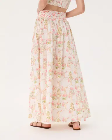 Emporio Sirenuse Ombretta Skirt in Rose Garden Print | Thumbnail 5