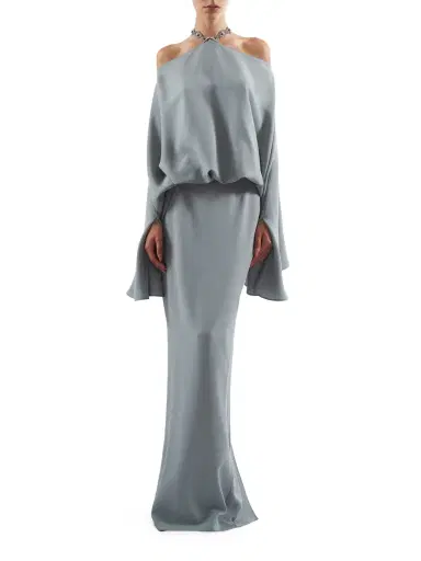 Taller Marmo Cyclades Crystal Cold Shoulder Dress | Thumbnail 2 Taller Marmo Cyclades Crystal Cold Shoulder Dress | Thumbnail 2