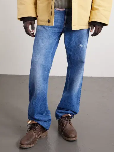 Visvim Virgil Distressed Leather Lace-Up Boots - Men | Thumbnail 2