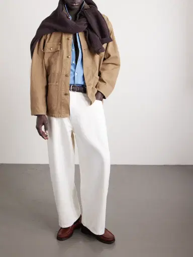 OrSlow Corduroy-Trimmed Cotton-Canvas Jacket - Men | Thumbnail 2