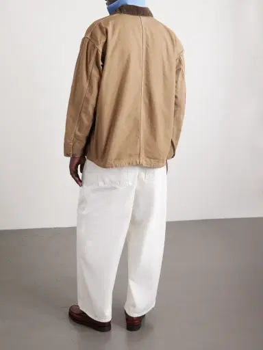 OrSlow Corduroy-Trimmed Cotton-Canvas Jacket - Men | Thumbnail 4