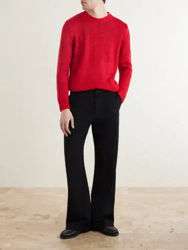 Saman Amel Gio Silk Sweater - Men | Thumbnail 2