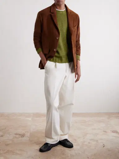 Saman Amel Gio Silk Sweater - Men | Thumbnail 2