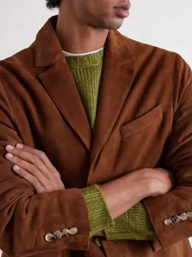 Saman Amel Gio Silk Sweater - Men | Thumbnail 5