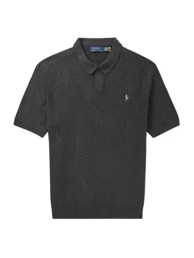 Polo Ralph Lauren Logo-Embroidered Ribbed Cotton Polo Shirt - Men | Thumbnail 1