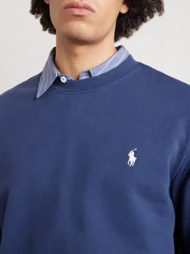 Polo Ralph Lauren Logo-Embroidered Cotton-Jersey Sweatshirt - Men | Thumbnail 5