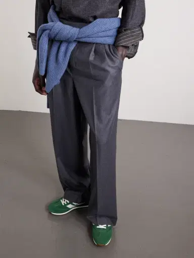Tom Ford Mick Leather-Trimmed Suede Sneakers - Men | Thumbnail 2 Tom Ford Mick Leather-Trimmed Suede Sneakers - Men | Thumbnail 2