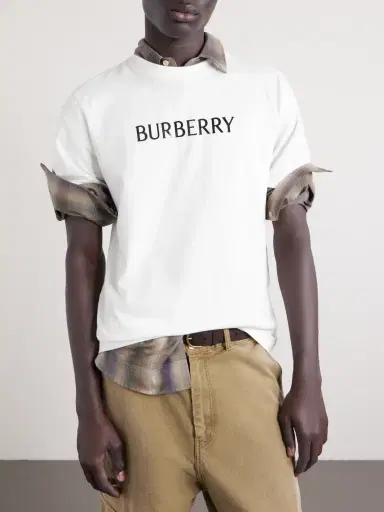 Burberry Seth Logo-Print Cotton-Jersey T-Shirt - Men | Thumbnail 3