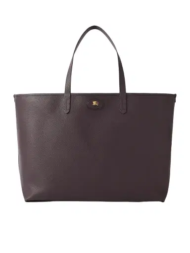 Burberry Large Reversible Full-Grain Leather and Checked Canvas Tote Bag - Men | Thumbnail 1 Burberry Large Reversible Full-Grain Leather and Checked Canvas Tote Bag - Men | Thumbnail 1